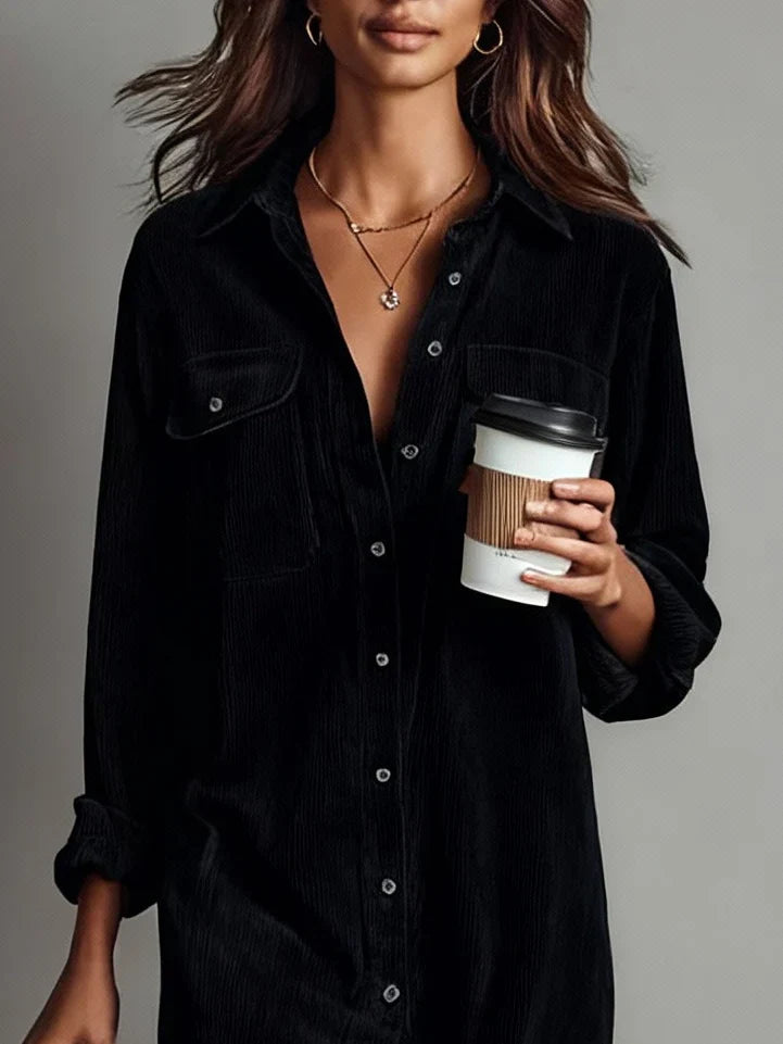 Dahlia | Women's Relaxed Button-Up Midi Dress