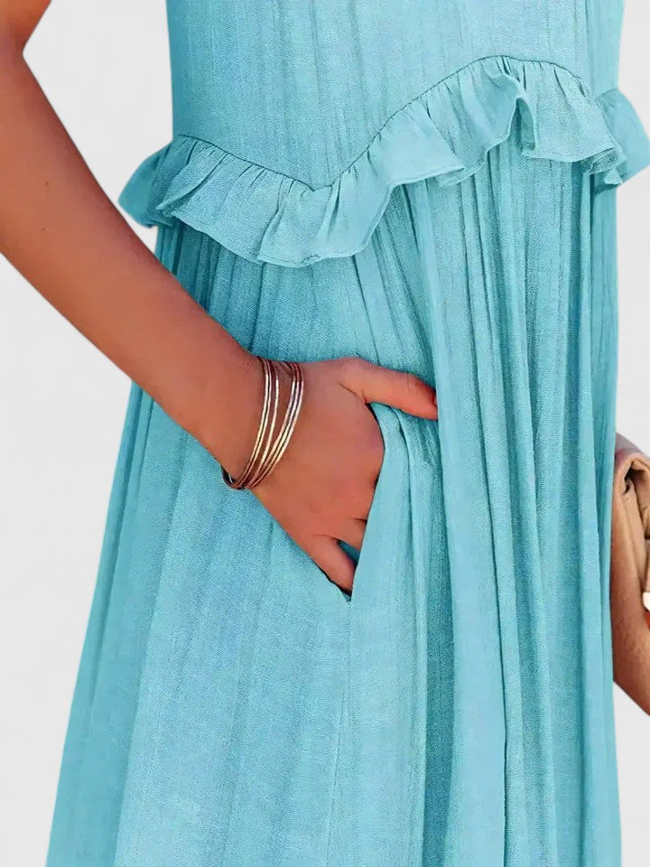 Morgan | Women's Elegant Draped Maxi Dress