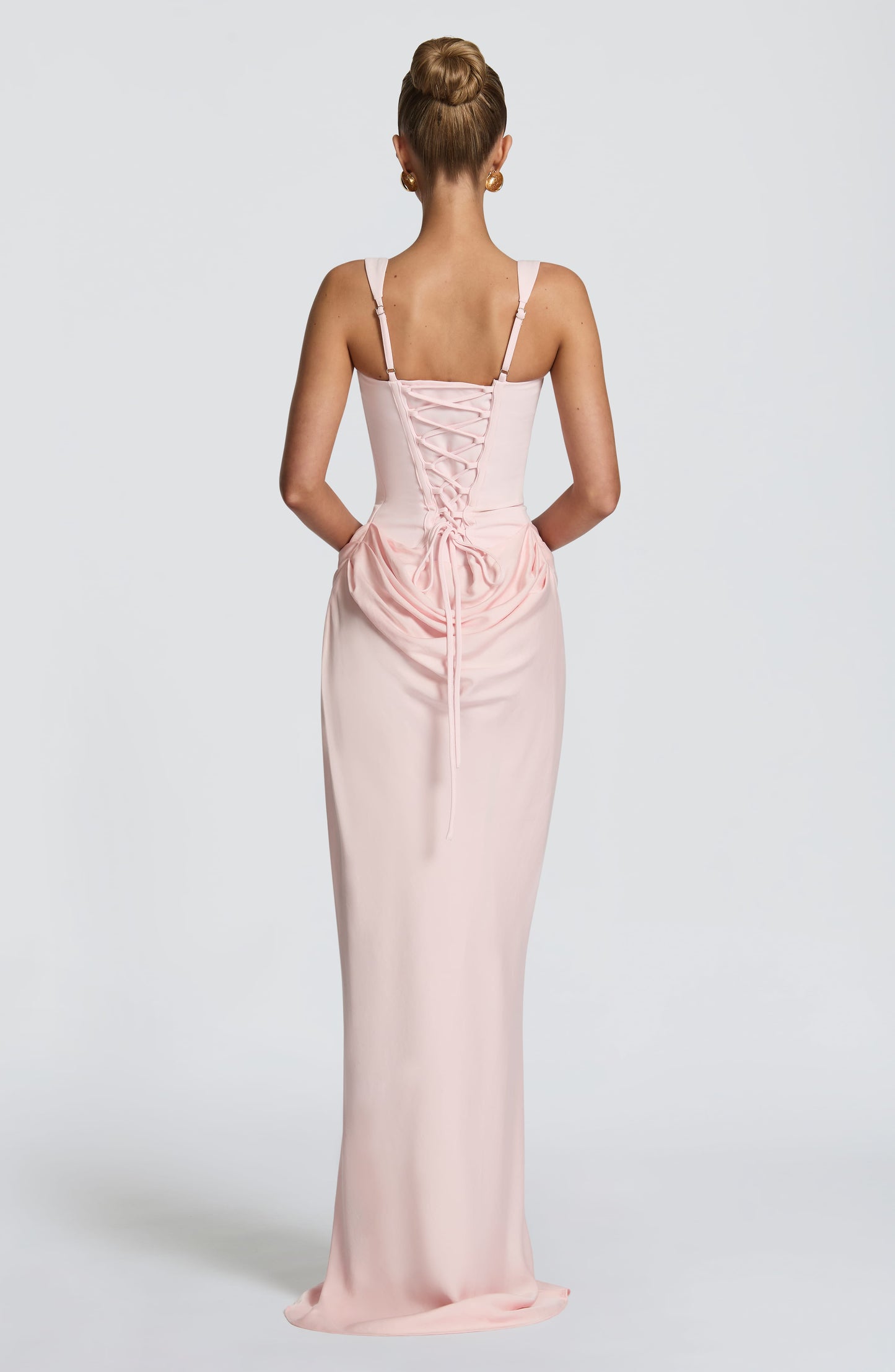 Zinnia | Women's Elegant Draped Square Neck Dress