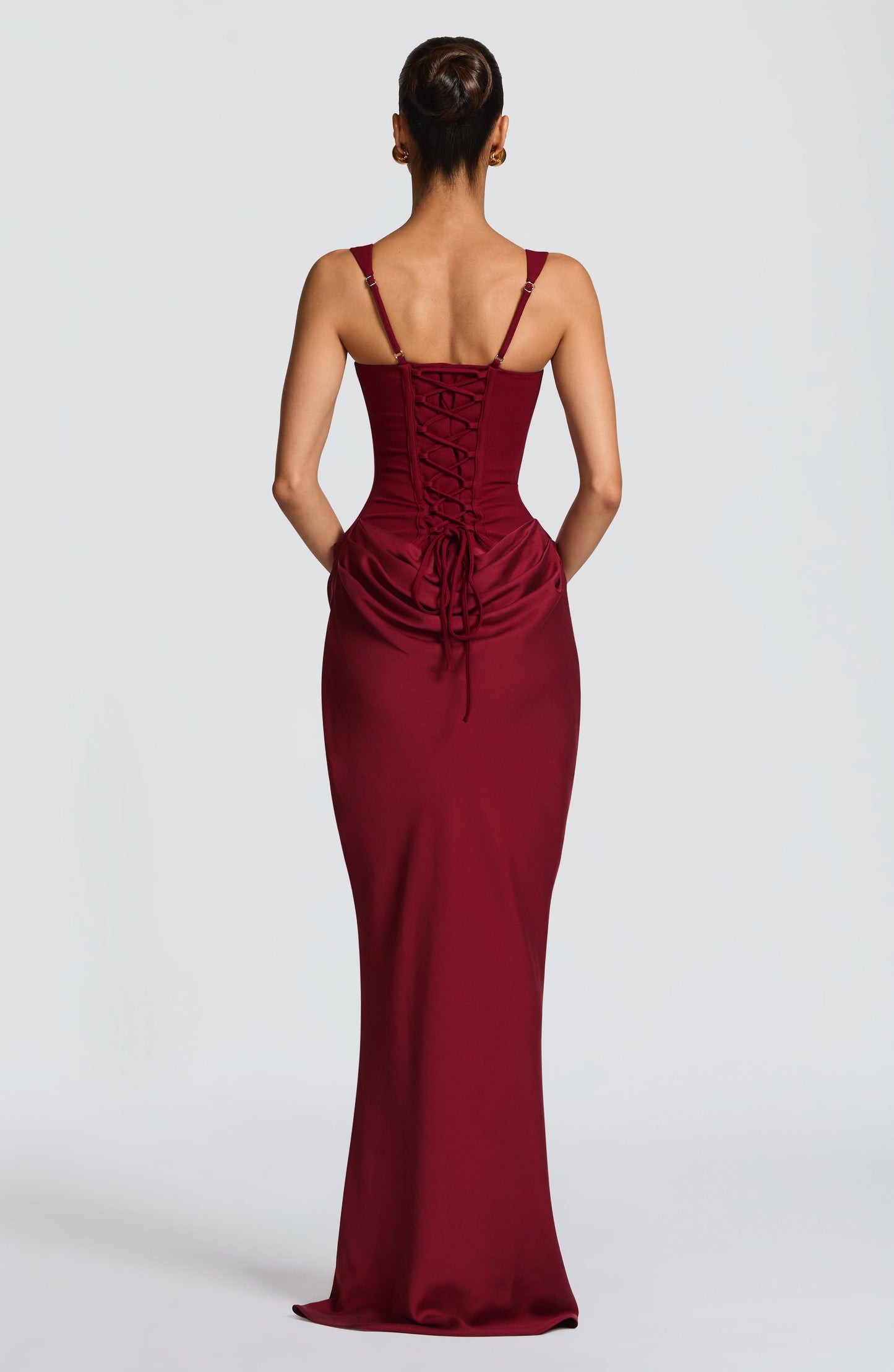 Aoife | Women's Formal Draped Evening Maxi Dress