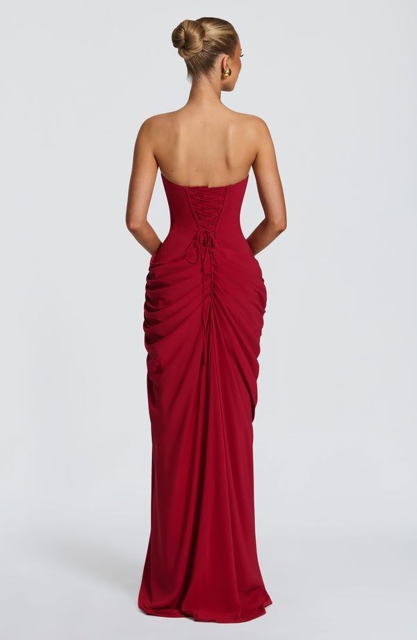 Abigail | Women's Elegant Corset Maxi Dress