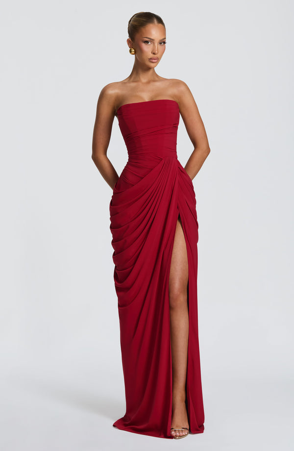 Abigail | Women's Elegant Corset Maxi Dress