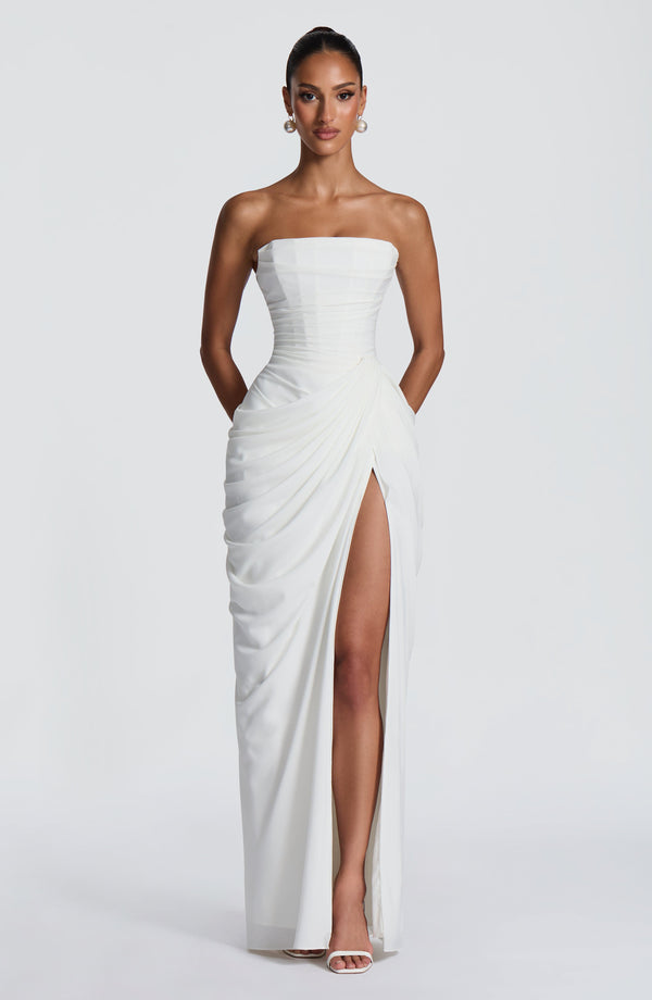 Abigail | Women's Elegant Corset Maxi Dress
