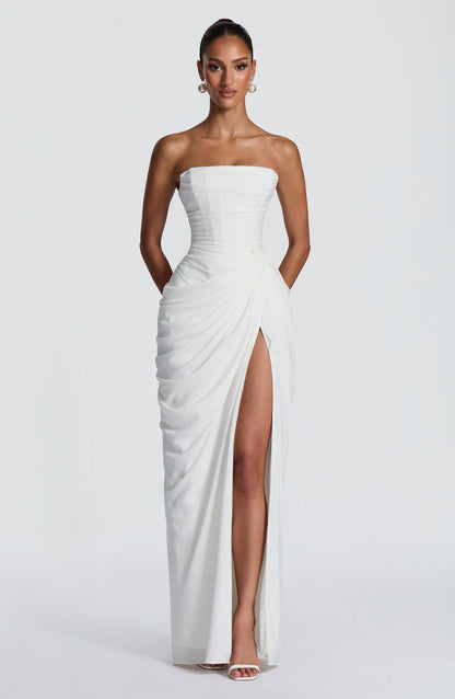 Abigail | Women's Elegant Corset Maxi Dress