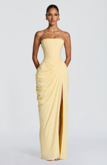 Abigail | Women's Elegant Corset Maxi Dress