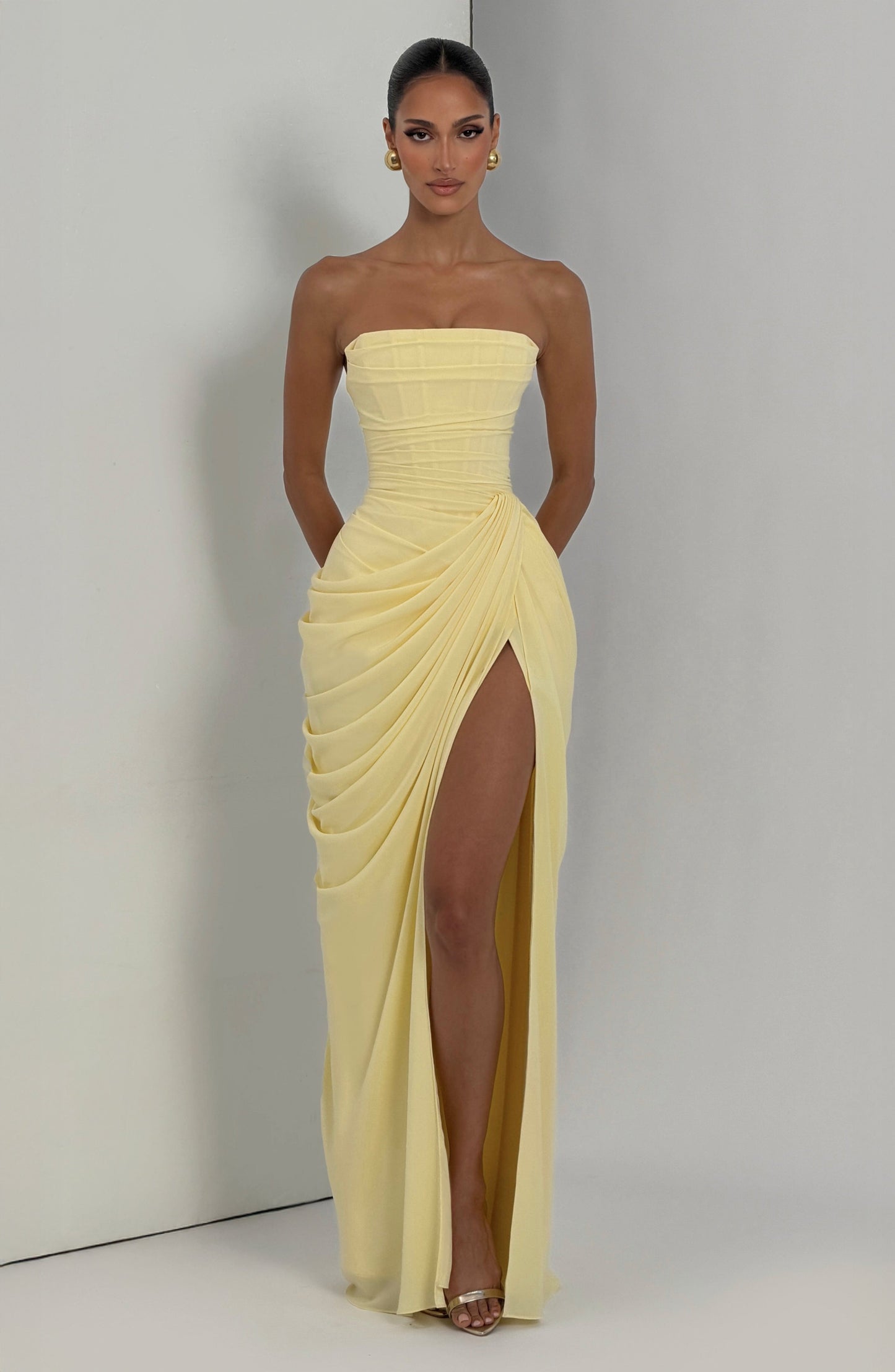Abigail | Women's Elegant Corset Maxi Dress