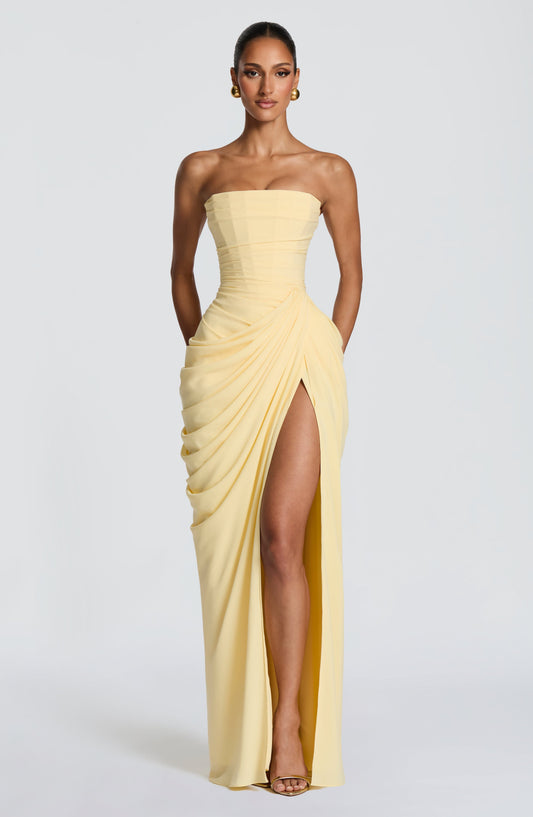 Abigail | Women's Elegant Corset Maxi Dress