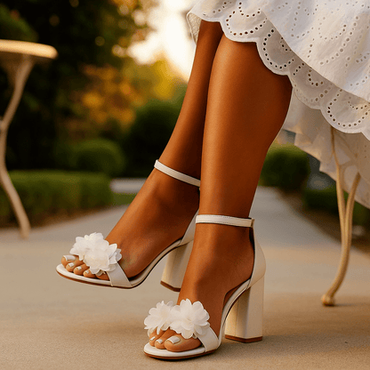 Claire | Women's Elegant Evening Block Heel Sandals