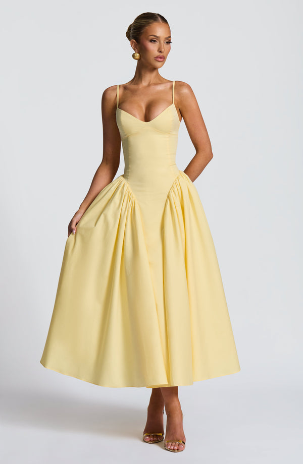 Gianna | Women's Summer Sophisticated A-Line Midi Dress