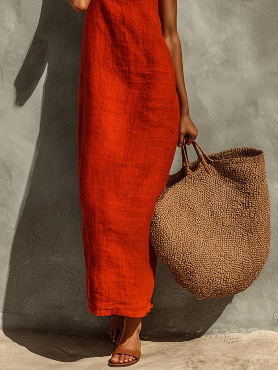 Britta | Women's Summer Spaghettistrap Maxi Dress