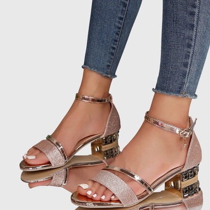 Isabella | Women's Strappy Low Heeled Sandals