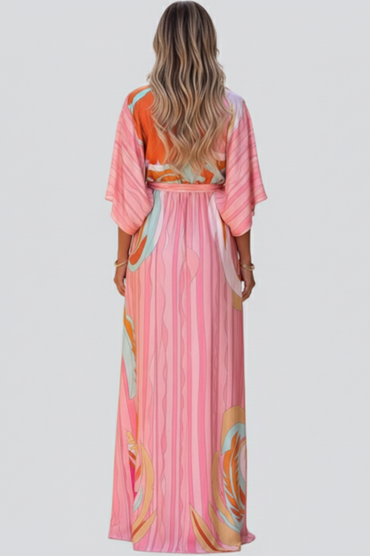 Anna | Women's Summer Printed Batwing Dress