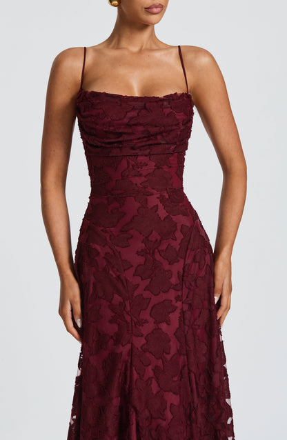 Blair | Women's Formal Embroided Maxi Evening Dress