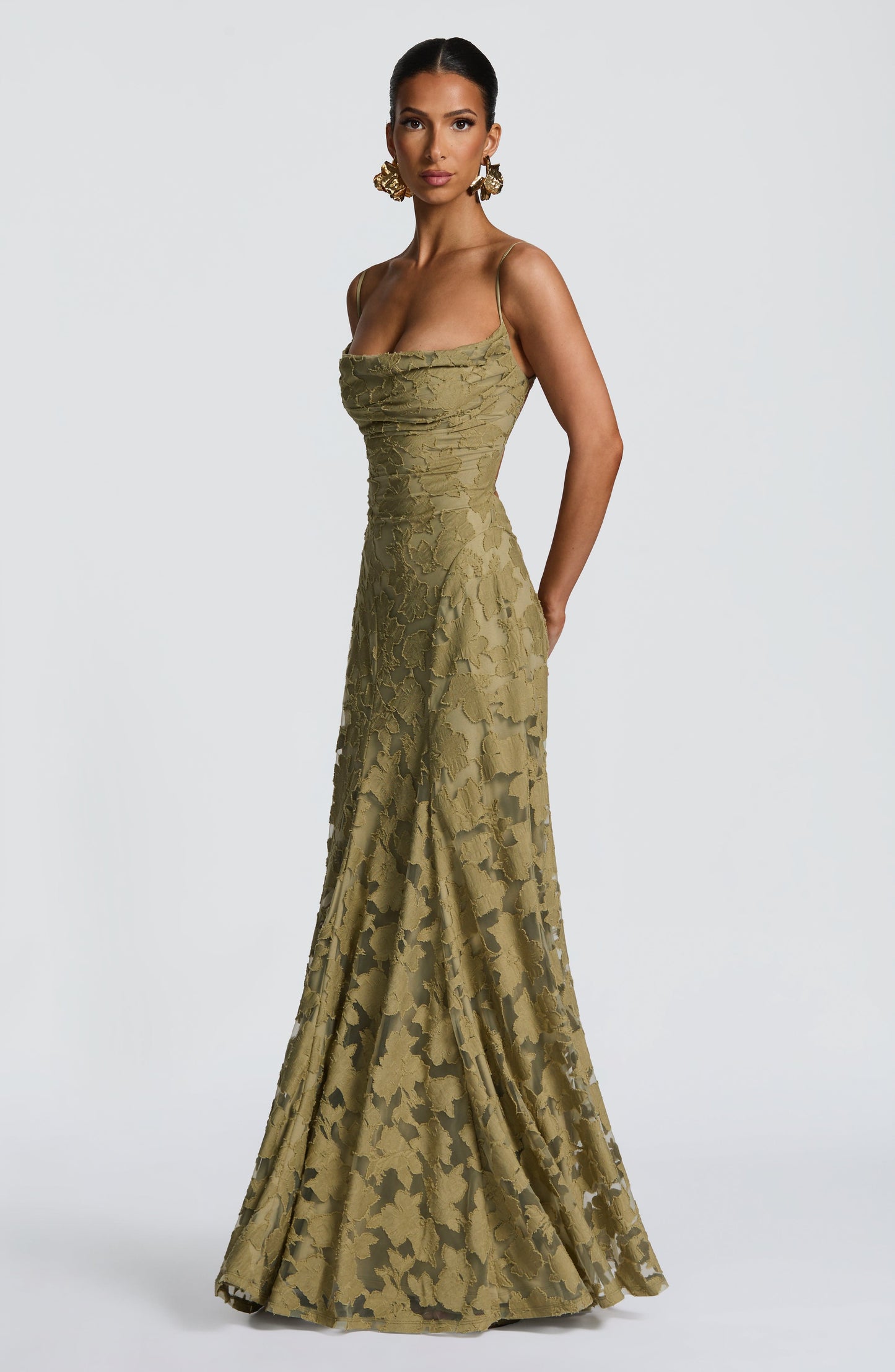 Blair | Women's Formal Embroided Maxi Evening Dress