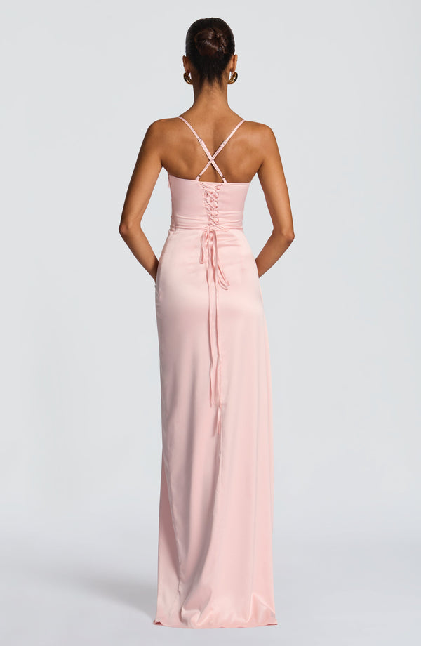 Eleanor | Women's Evening Sleeveless Satin Dress
