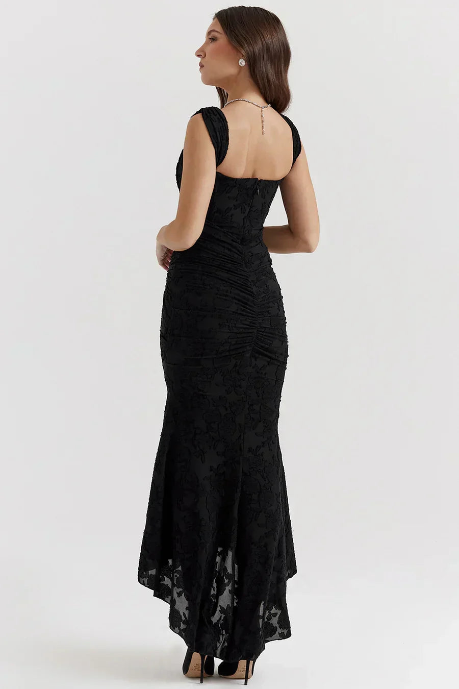 Briar | Women's Embroidered Asymmetrical Wedding Guest Dress