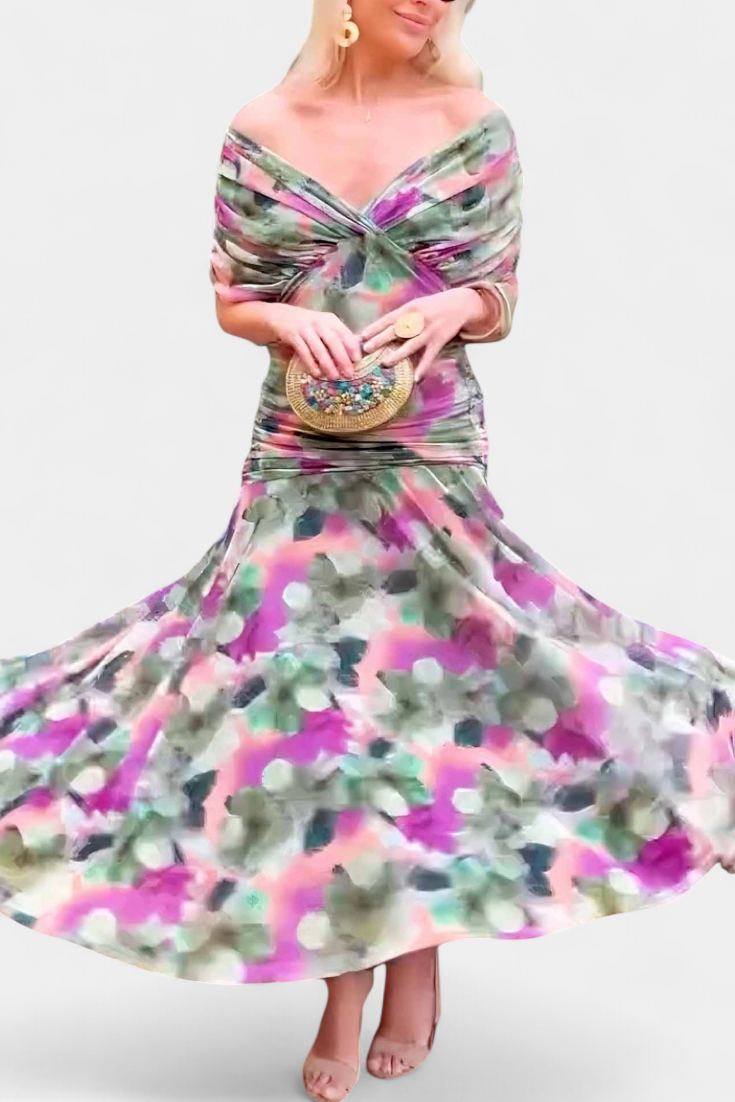 Siobhan | Women's Evening Off-Shoulder Dress