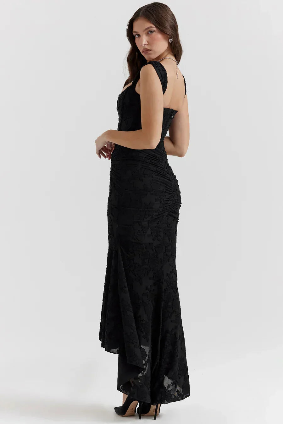 Briar | Women's Embroidered Asymmetrical Wedding Guest Dress