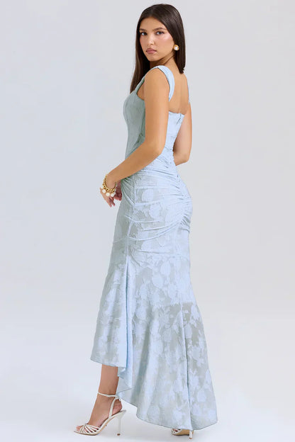 Briar | Women's Embroidered Asymmetrical Wedding Guest Dress