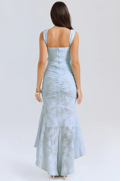 Briar | Women's Embroidered Asymmetrical Wedding Guest Dress