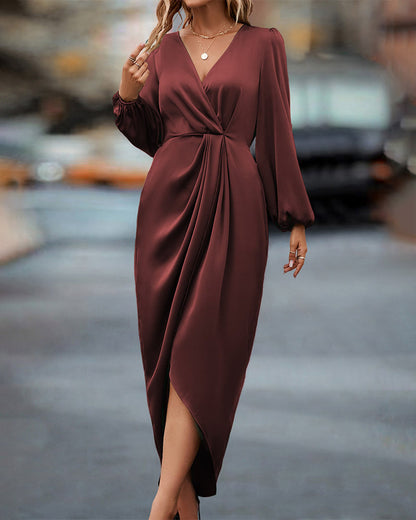 Violet | Women's Elegant A-Line Midi Dress