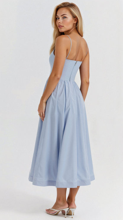 Amelie | Women's Classic Spaghetti Strap A-line Dress