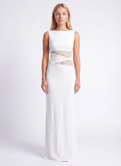Genevieve | Women's Sophisticated Embroided Maxi Dress