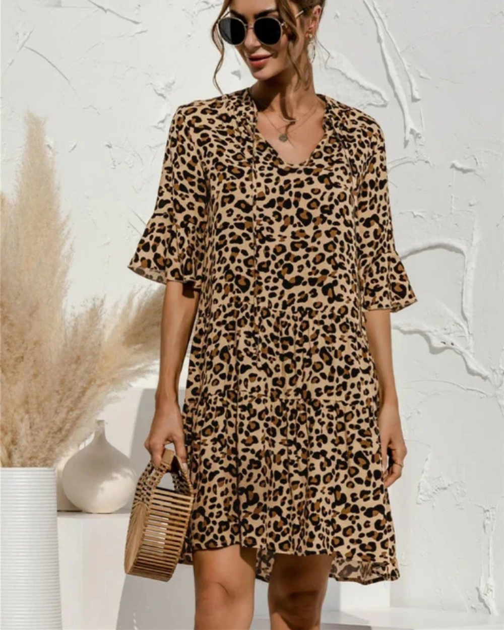 Braun Leo-Print