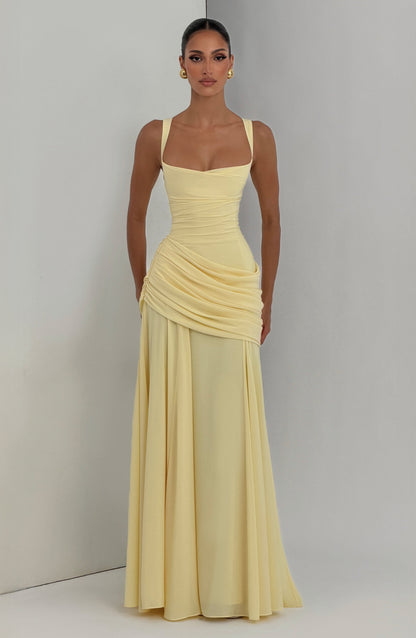 Collins | Women's Elegant Maxi Wedding Guest Dress