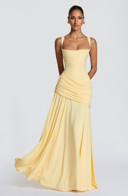 Collins | Women's Elegant Maxi Wedding Guest Dress