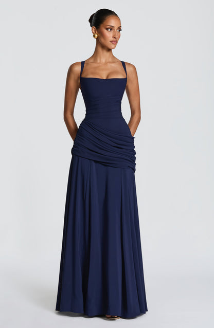 Collins | Women's Elegant Maxi Wedding Guest Dress