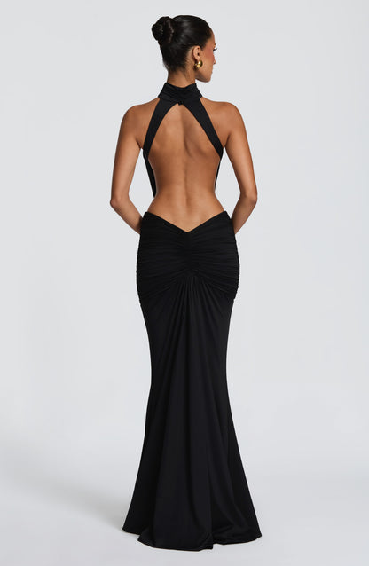 Jordan | Women's Summer Halterneck Maxi Dress