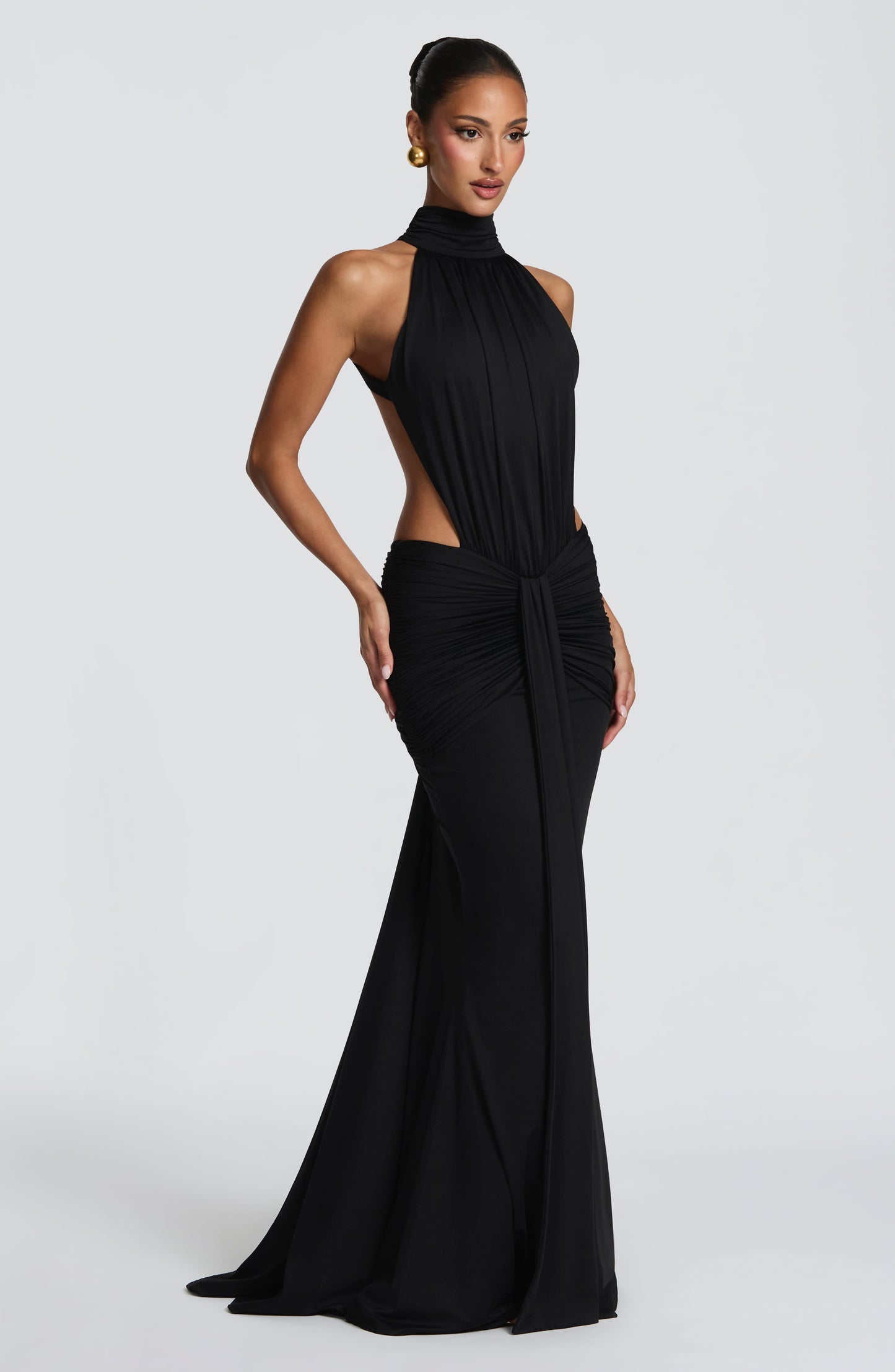 Jordan | Women's Summer Halterneck Maxi Dress