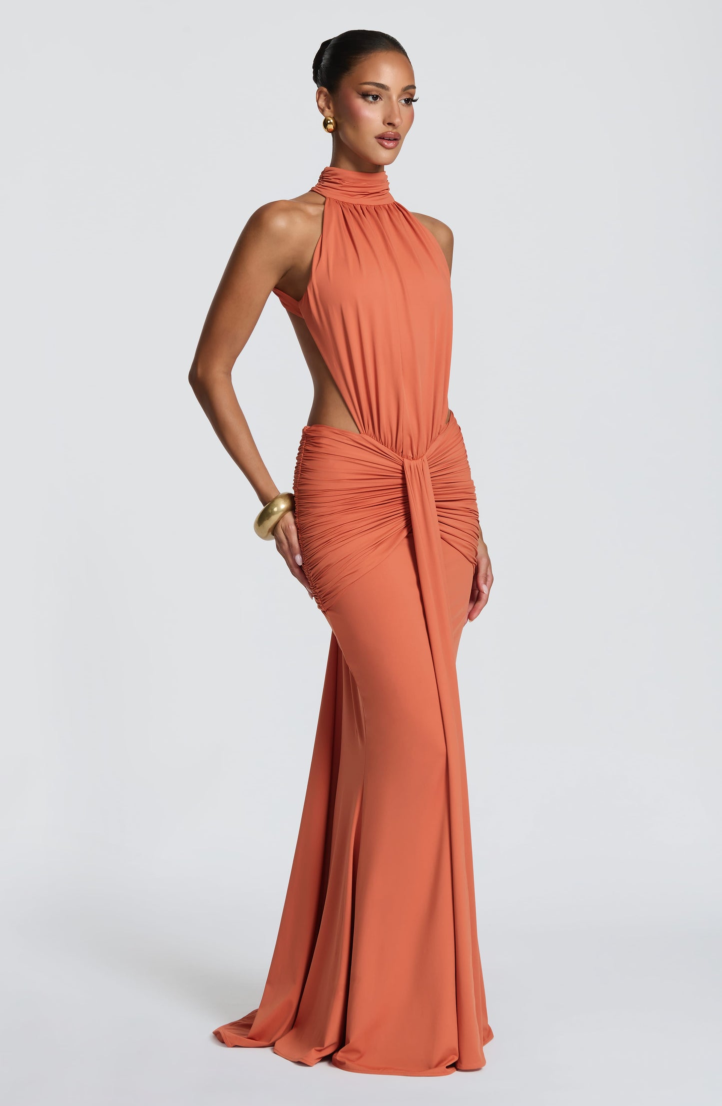 Jordan | Women's Summer Halterneck Maxi Dress