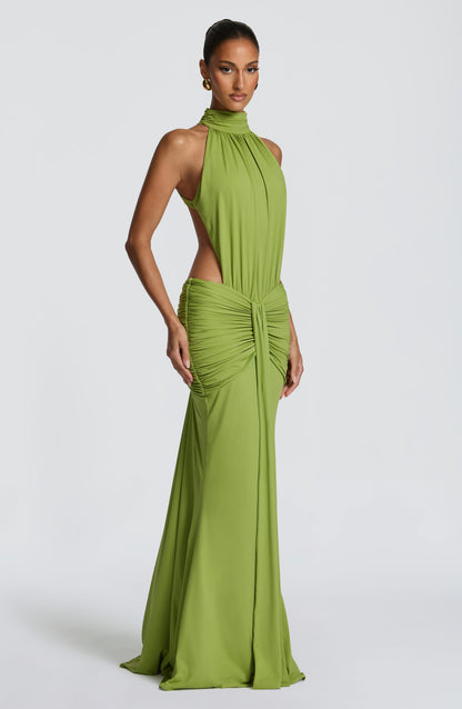 Jordan | Women's Summer Halterneck Maxi Dress