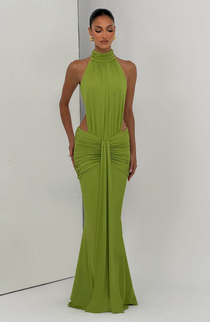Jordan | Women's Summer Halterneck Maxi Dress