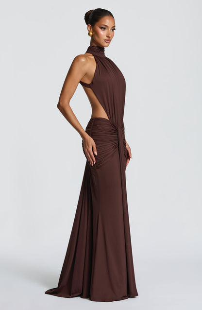 Jordan | Women's Summer Halterneck Maxi Dress