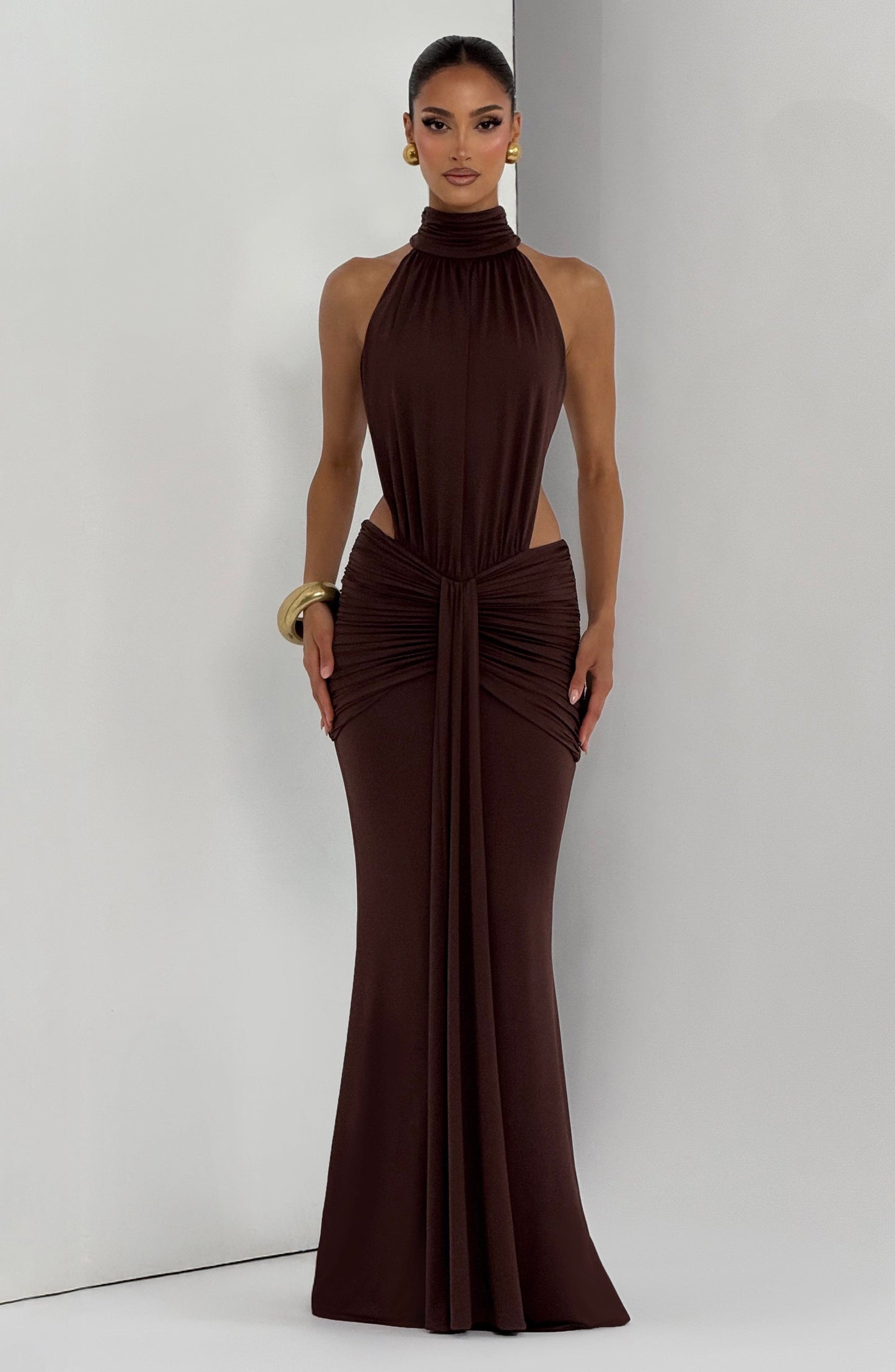 Jordan | Women's Summer Halterneck Maxi Dress