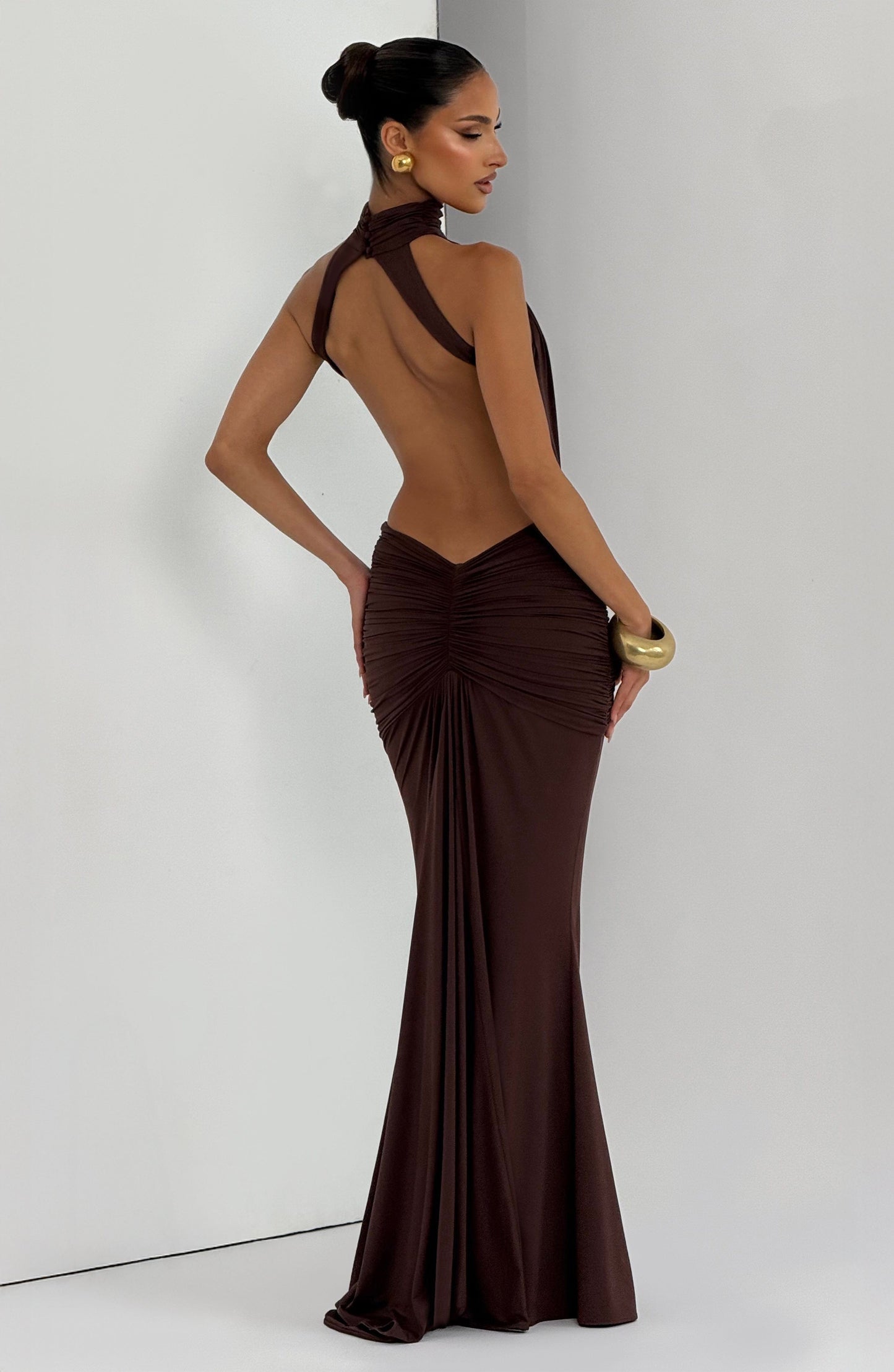 Jordan | Women's Summer Halterneck Maxi Dress