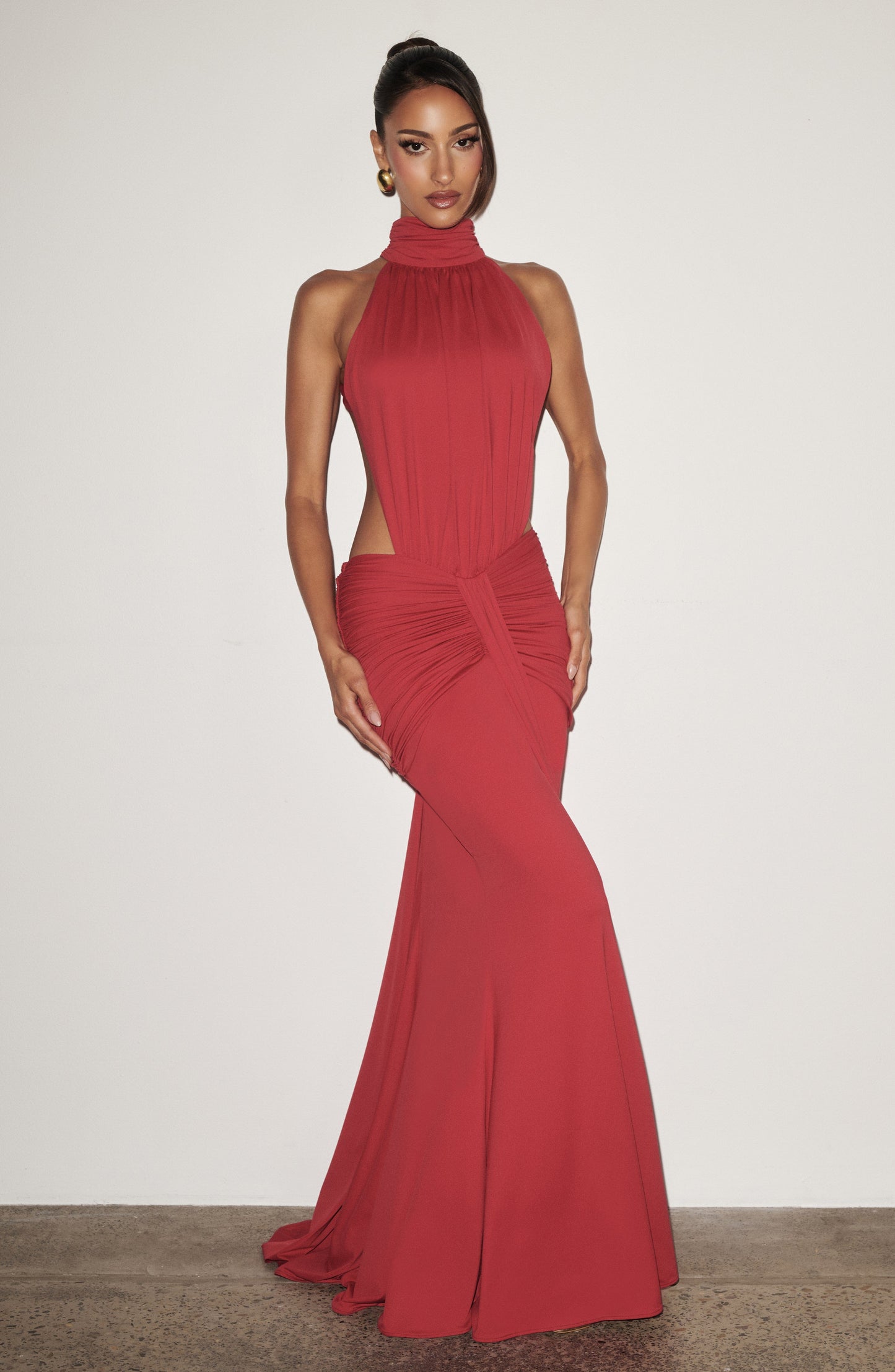 Jordan | Women's Summer Halterneck Maxi Dress